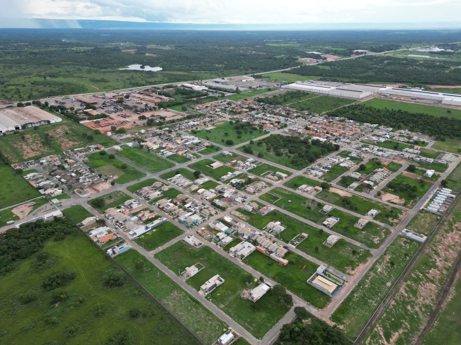 Vista aérea do Residencial São José